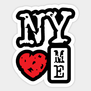 New York Loves Me Sticker